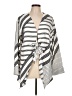 The Drop 100% Polyester Stripes Gray Kimono Size L - photo 1