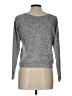 Stranded Metallic Silver Pullover Sweater Size L - photo 2