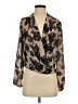 Haute Hippie 100% Silk Tan 3/4 Sleeve Silk Top Size S - photo 1