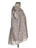 Everleigh 100% Polyester Tan Sleeveless Blouse Size L - photo 4