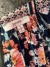 Jodifl 100% Rayon Floral Blue 3/4 Sleeve Blouse Size S - photo 7
