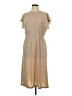 Shein Solid Tan Casual Dress Size L - photo 1