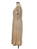 Shein Solid Tan Casual Dress Size L - photo 5