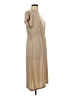 Shein Solid Tan Casual Dress Size L - photo 4