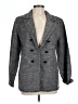 Chico's Chevron-herringbone Gray Blazer Size Lg (2) - photo 1