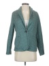Lands' End 100% Polyester Tweed Teal Blazer Size S - photo 1