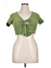 Julia 100% Polyester Green Short Sleeve Top Size XL - photo 1