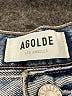 AGOLDE 100% Organic Cotton Hearts Blue Jeans Size 25 waist - photo 7