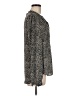Daniel Rainn 100% Polyester Animal Print Black Long Sleeve Blouse Size M - photo 4
