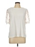 CeCe Ivory Short Sleeve Top Size L - photo 1