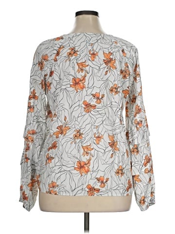 Worthington Long Sleeve Blouse (view 2)