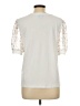 CeCe Ivory Short Sleeve Top Size L - photo 2