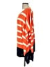 Talbots 100% Rayon Stripes Orange Pullover Sweater Size L - photo 5