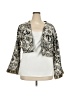 Mia Joy 100% Polyester Print Ivory Blazer Size XXL - photo 1
