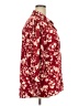Unbranded 100% Polyester Floral Burgundy 3/4 Sleeve Blouse Size XXL - photo 4