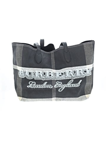 Burberry Coated Canvas Mega Check Medium Doodle Tote (view 1)
