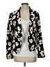 Ann Taylor LOFT 100% Polyester Floral Black Blazer Size S - photo 1