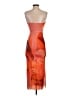 Zara Tie-dye Orange Cocktail Dress Size S - photo 2