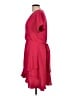 Express Outlet 100% Polyester Solid Red Casual Dress Size L - photo 5