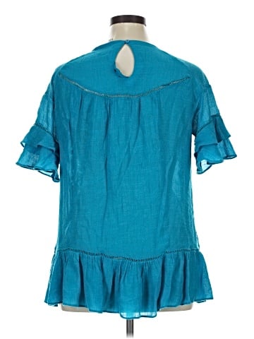Umgee Short Sleeve Blouse (view 2)