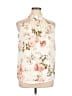 Unbranded Floral Ivory Sleeveless Blouse Size XL - photo 1
