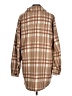 Love Tree 100% Polyester Plaid Brown Coat Size L - photo 2