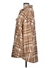 Love Tree 100% Polyester Plaid Brown Coat Size L - photo 5