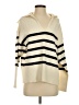 Zara Stripes Ivory Pullover Sweater Size S - photo 1