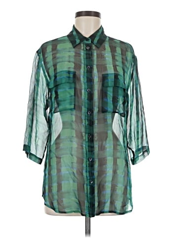 Equipment 3/4 Sleeve Button-Down Shirt (view 1)