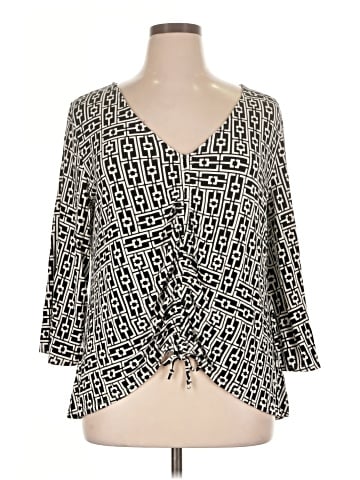 Cato 3/4 Sleeve Blouse (view 1)