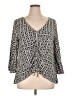 Cato Black 3/4 Sleeve Blouse Size XL - photo 1