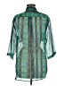 Equipment Green 3/4 Sleeve Button-Down Shirt Size M - photo 2