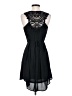 H&M Solid Black Casual Dress Size 2 - photo 2