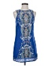 Ecote 100% Rayon Paisley Blue Casual Dress Size S - photo 1