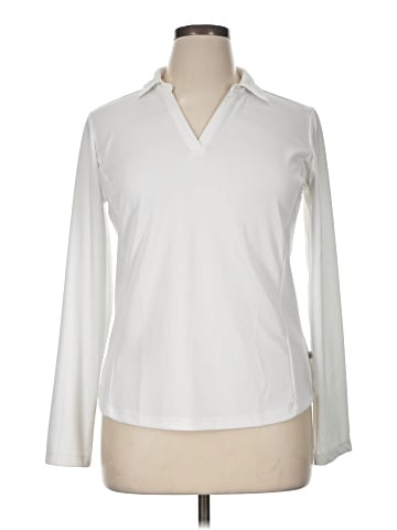 Lady Hagen Long Sleeve Polo (view 1)