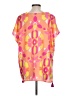 Britt Ryan 100% Polyester Orange Short Sleeve Blouse Size L - photo 2