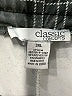 Classic Concepts Plaid Black Casual Pants Size 3X - photo 4