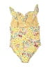 J.Crew Floral Yellow One Piece Swimsuit Size L - photo 2