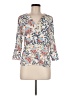 Daniel Rainn 100% Rayon Ivory 3/4 Sleeve Blouse Size M - photo 1