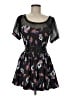 Unbranded Graphic Black Cocktail Dress Size M (estimated) - photo 1