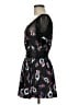 Unbranded Graphic Black Cocktail Dress Size M (estimated) - photo 5