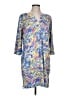 Assorted Brands Paisley Blue Casual Dress Size L - photo 1