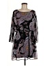 Express Outlet Paisley Black Casual Dress Size M - photo 1