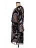 Express Outlet Paisley Black Casual Dress Size M - photo 5