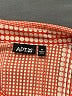 Apt. 9 Houndstooth Orange Short Sleeve Blouse Size M - photo 6