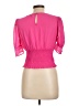 Privy 100% Polyester Pink Short Sleeve Blouse Size L - photo 2