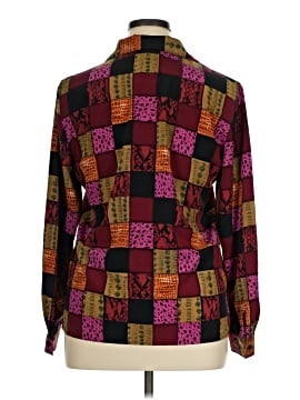 Leslie Fay Long Sleeve Button-Down Shirt (view 2)