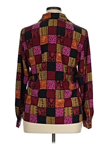 Leslie Fay Long Sleeve Button-Down Shirt (view 2)