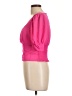 Privy 100% Polyester Pink Short Sleeve Blouse Size L - photo 5