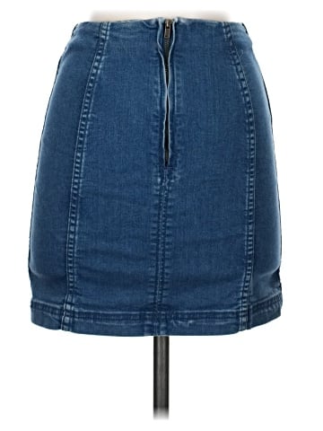 Free People Denim Skirt (view 2)
